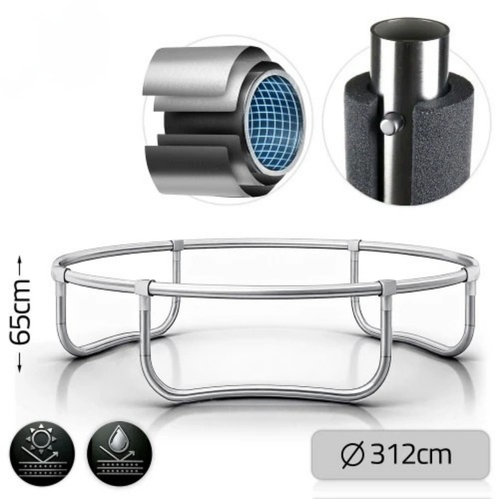 Trampoline enfant avec filet intérieur 312cm | AIR PRO