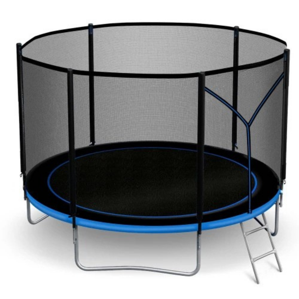 Trampoline enfant 312 cm avec filet et échelle | AIR FAMILY