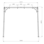 balançoire enfant métal avec nid d'oiseau | AIR PRO