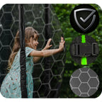 Trampoline enfant avec filet intérieur 465cm | AIR PRO